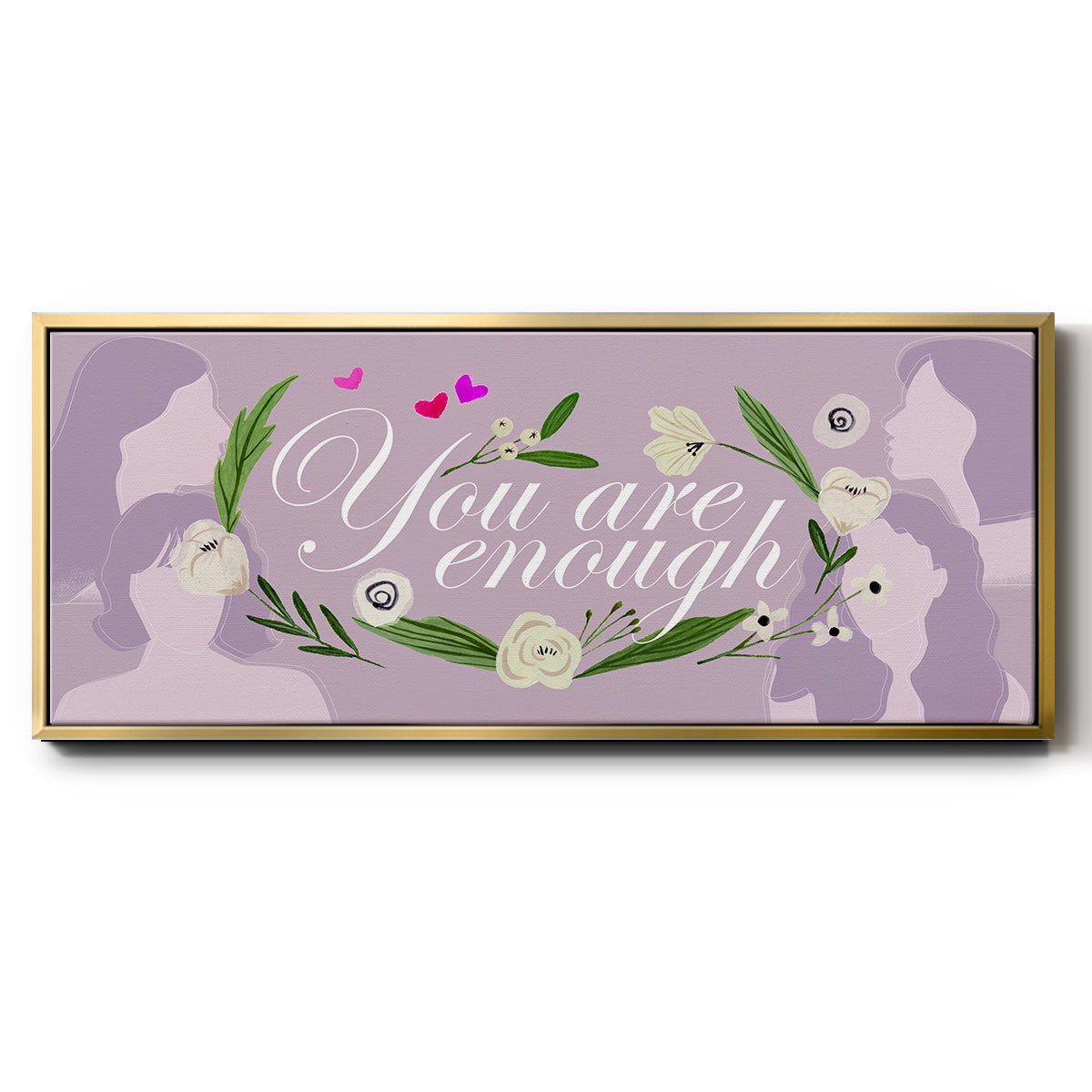 Happy Galentine's Day Collection D - Floater Framed Canvas Print