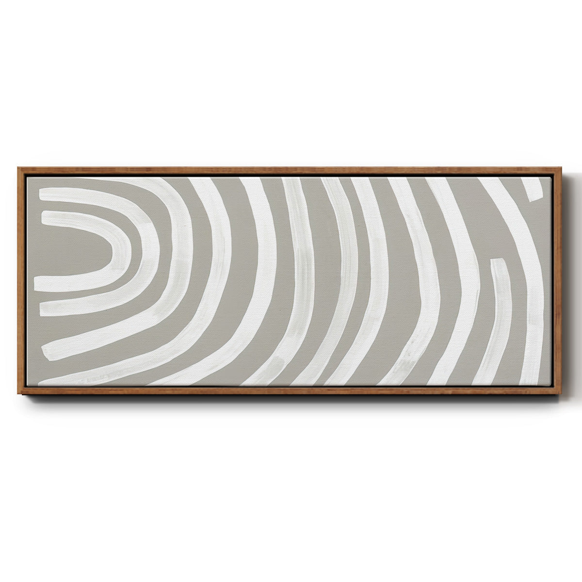 Broken Rainbow II - Floater Framed Canvas Print