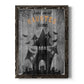 Haunted House - Premium Canvas Framed in Barnwood - Ready to Hang