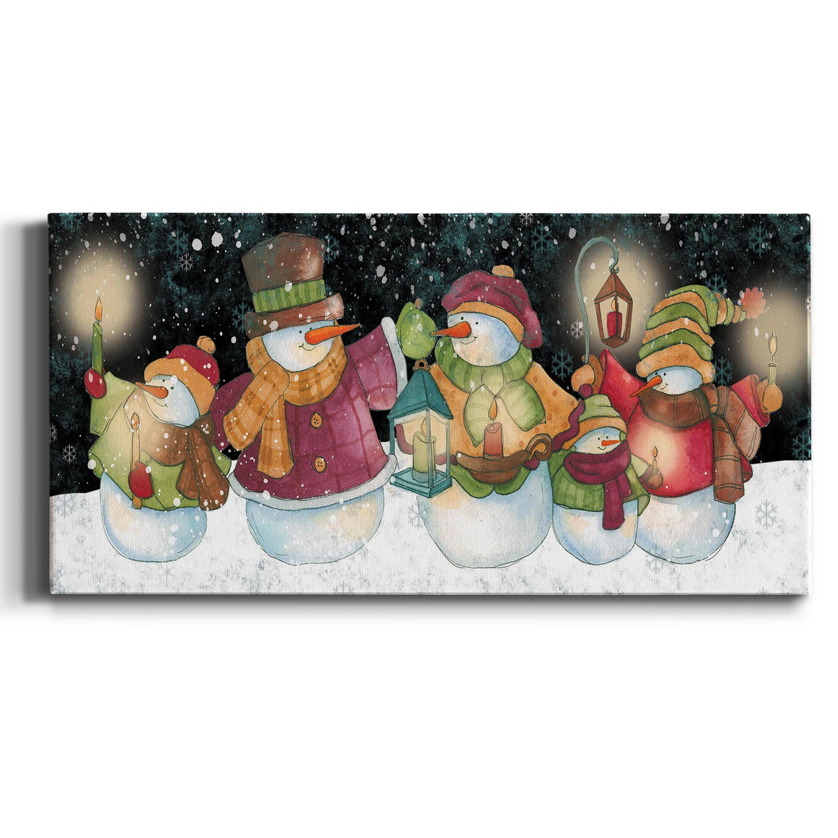 Christmas Lineup Premium Gallery Wrapped Canvas - Ready to Hang