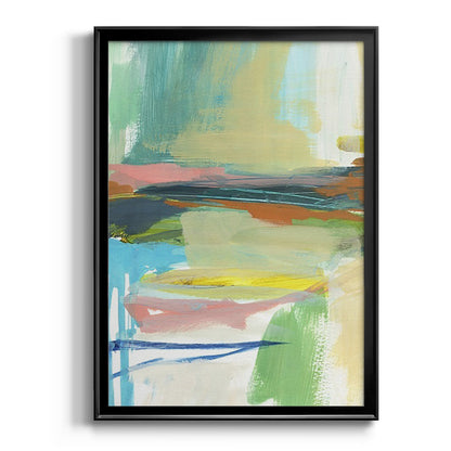 Radiant Horizon III - Modern Framed Canvas Print