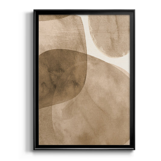 Neutral Object II - Modern Framed Canvas Print