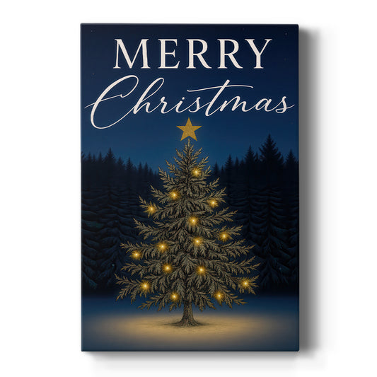 Midnight of Stillwater Sleigh - Canvas Art Print