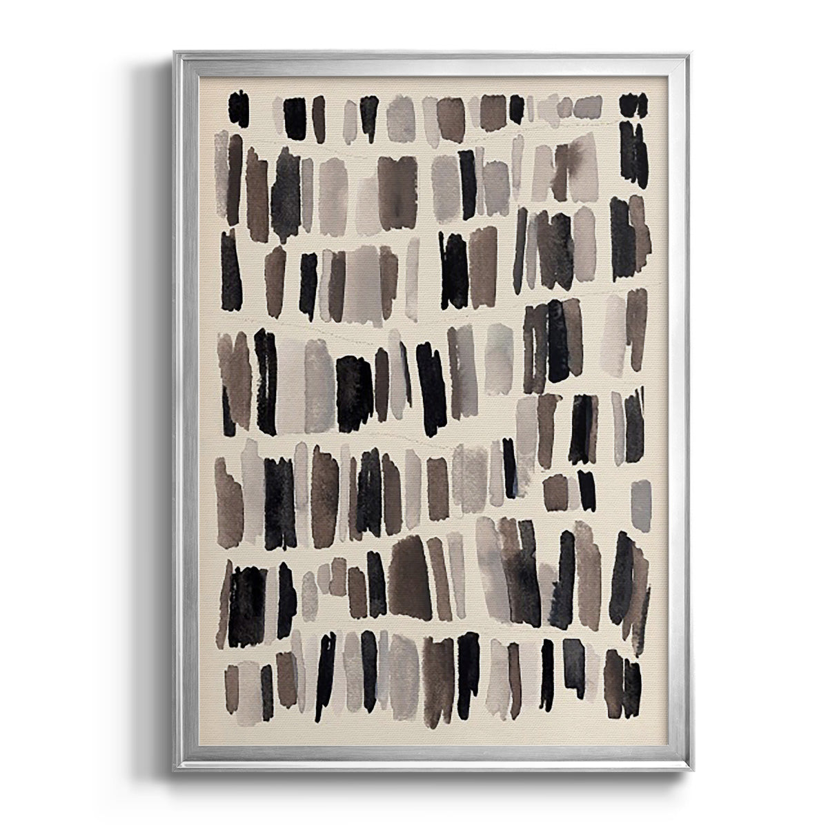 Chalk and Flint II - Modern Framed Canvas Print