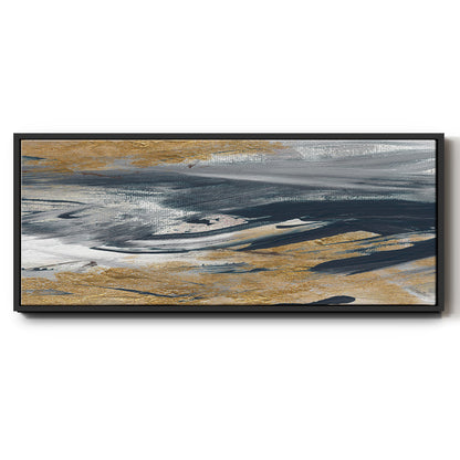Tumultuous Navy - Floater Framed Canvas Print