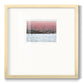 Sunset Snowfall I - Double Matboard Framed Print