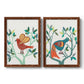 Whitty Bird I - Premium Framed Canvas 2 Piece Set - Ready to Hang