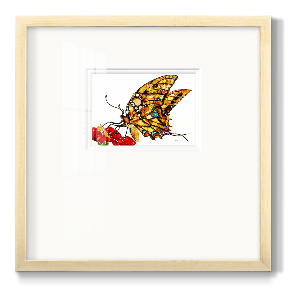 Wings II - Double Matboard Framed Print