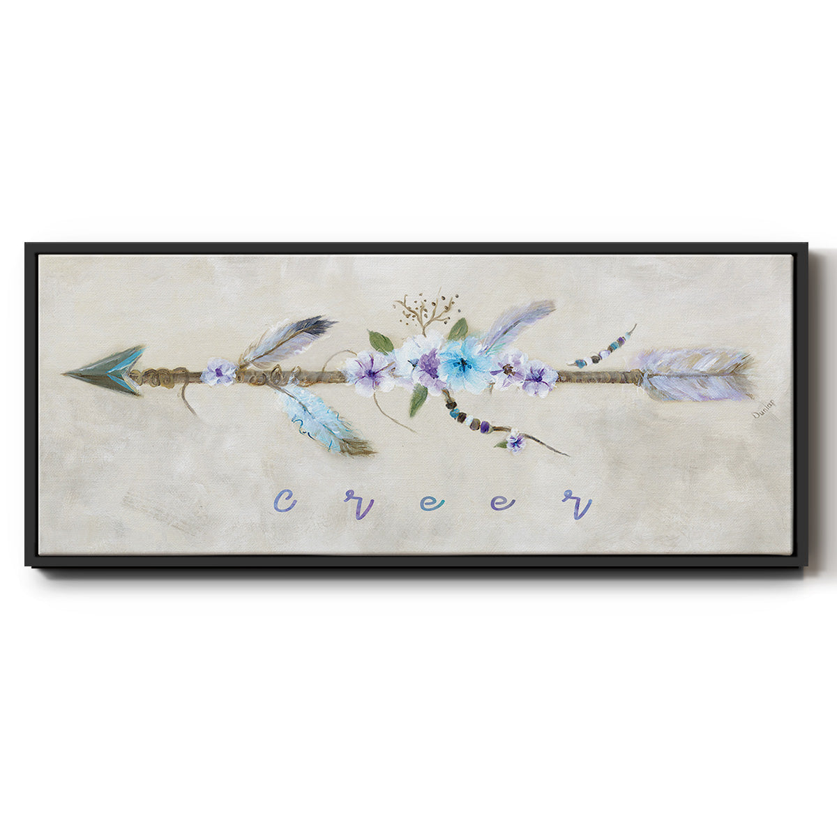 Creer - Floater Framed Canvas Print