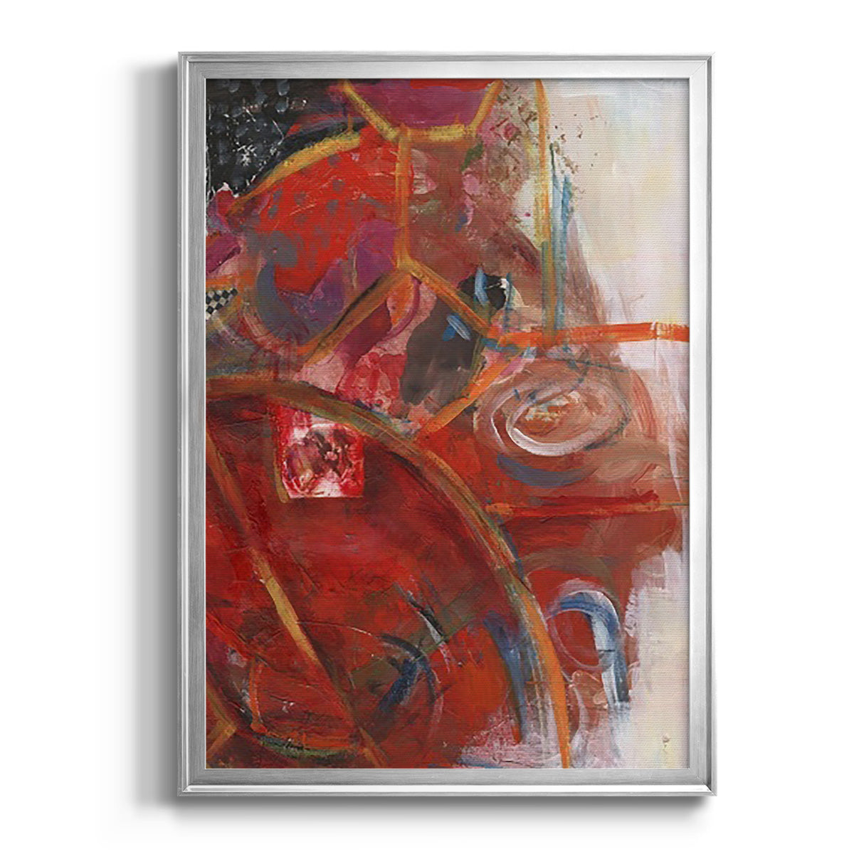 City Life I - Modern Framed Canvas Print