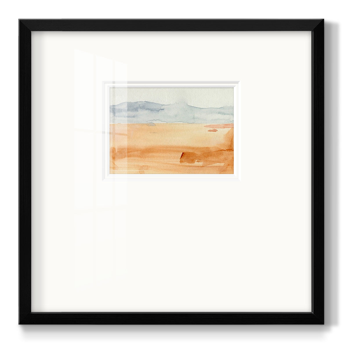 Ash Blue Horizon II Premium Framed Print Double Matboard