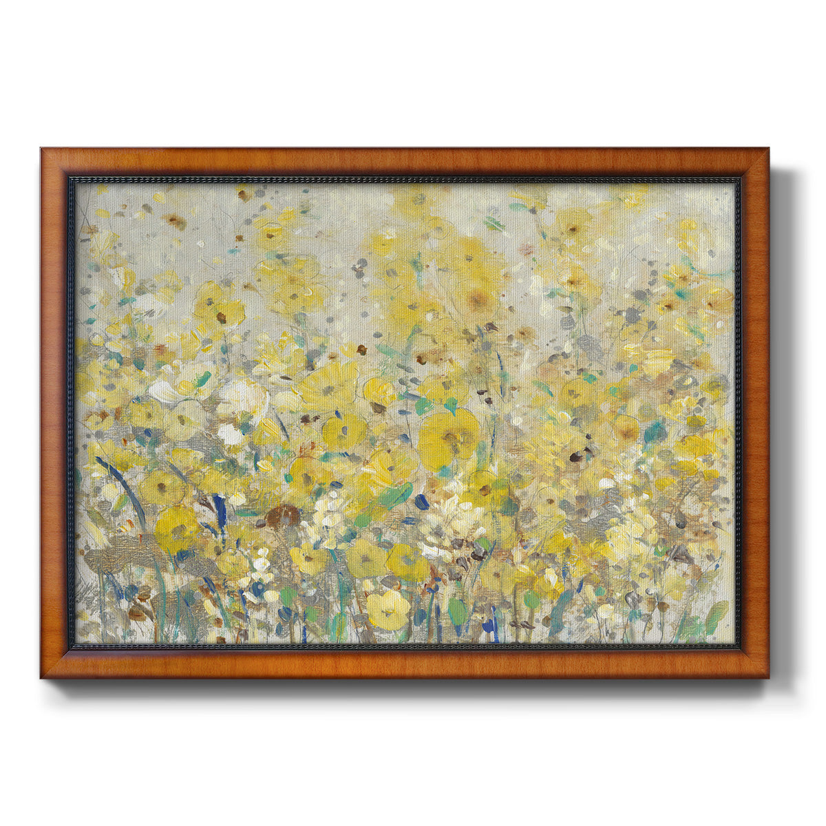 Cheerful Garden I Premium Framed Canvas- Ready to Hang