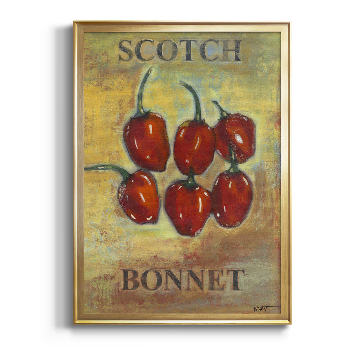 Scotch Bonnet - Modern Framed Canvas Print