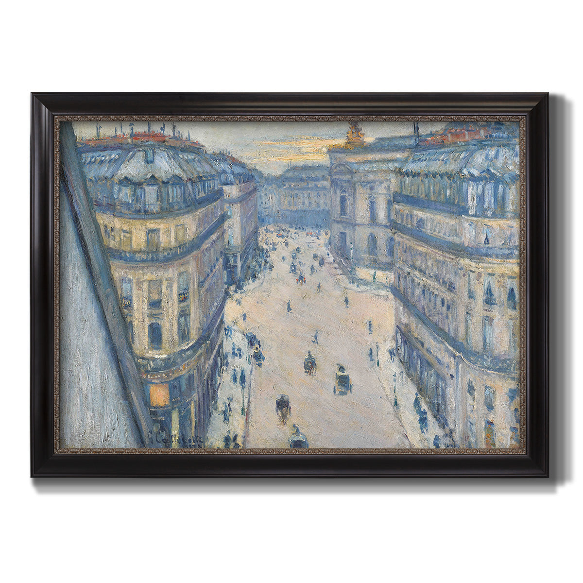 Halévy Street, View from the Seventh Floor - Ornate Framed Canvas Print