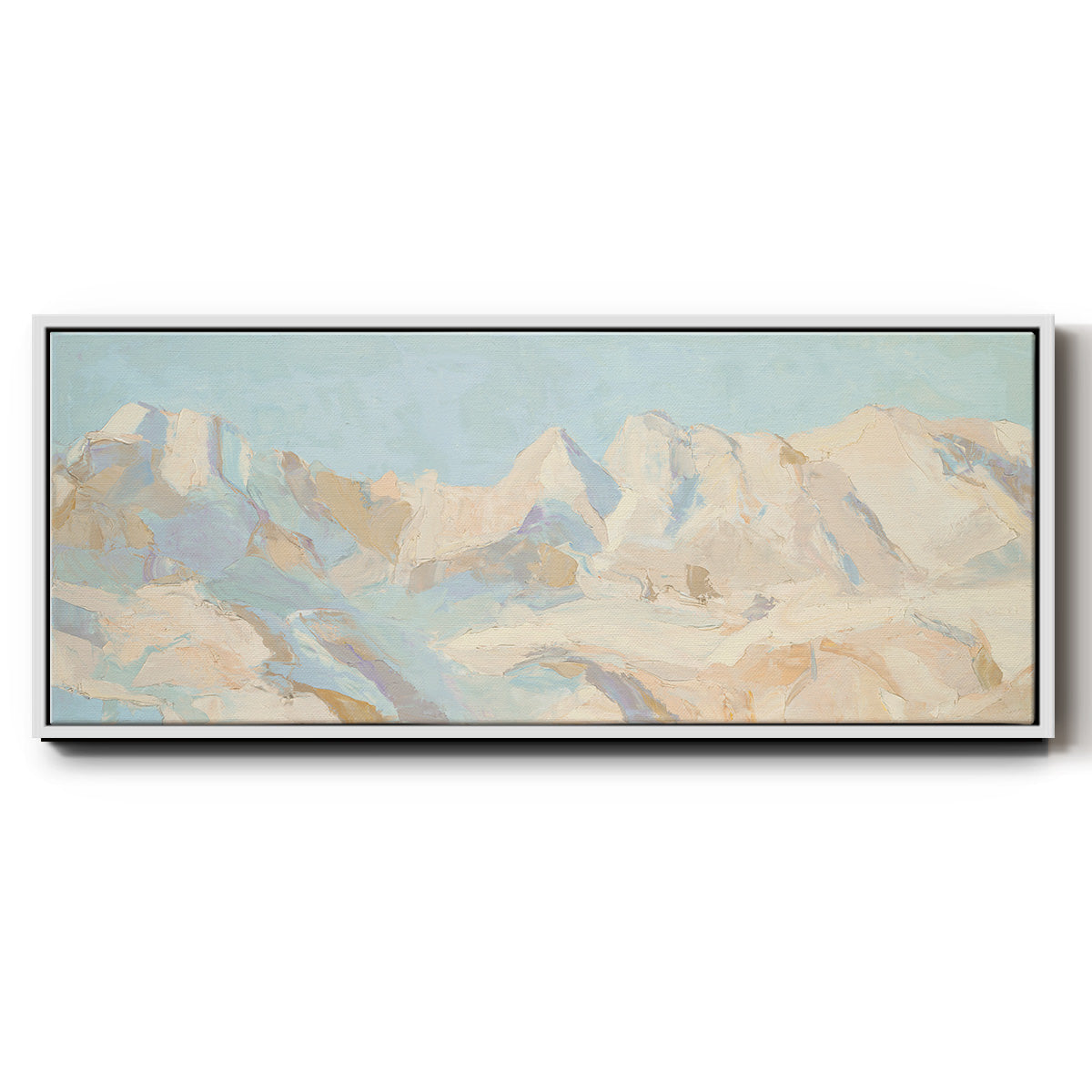 Mountain Scape - Floater Framed Canvas Print
