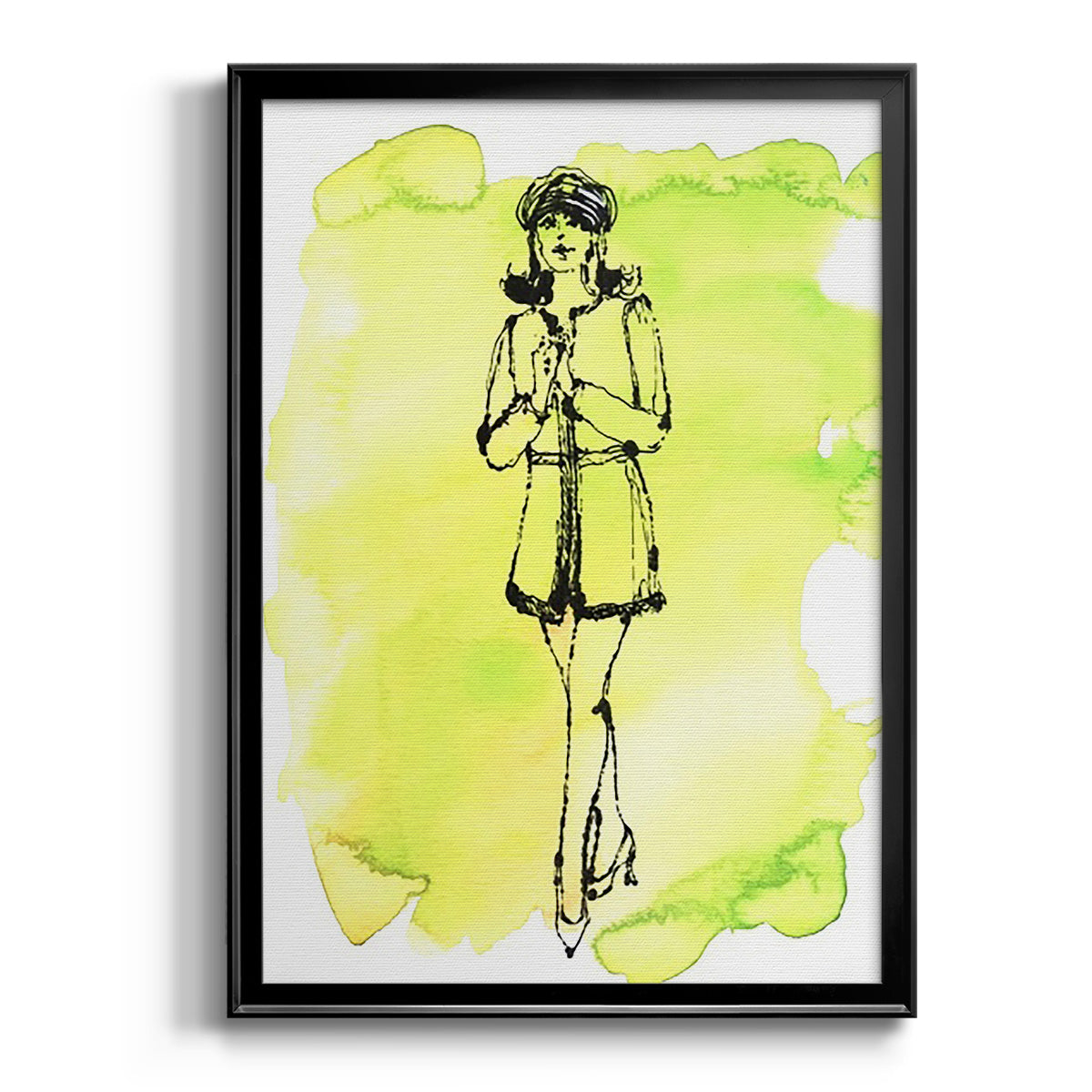 60's Fab I - Modern Framed Canvas Print