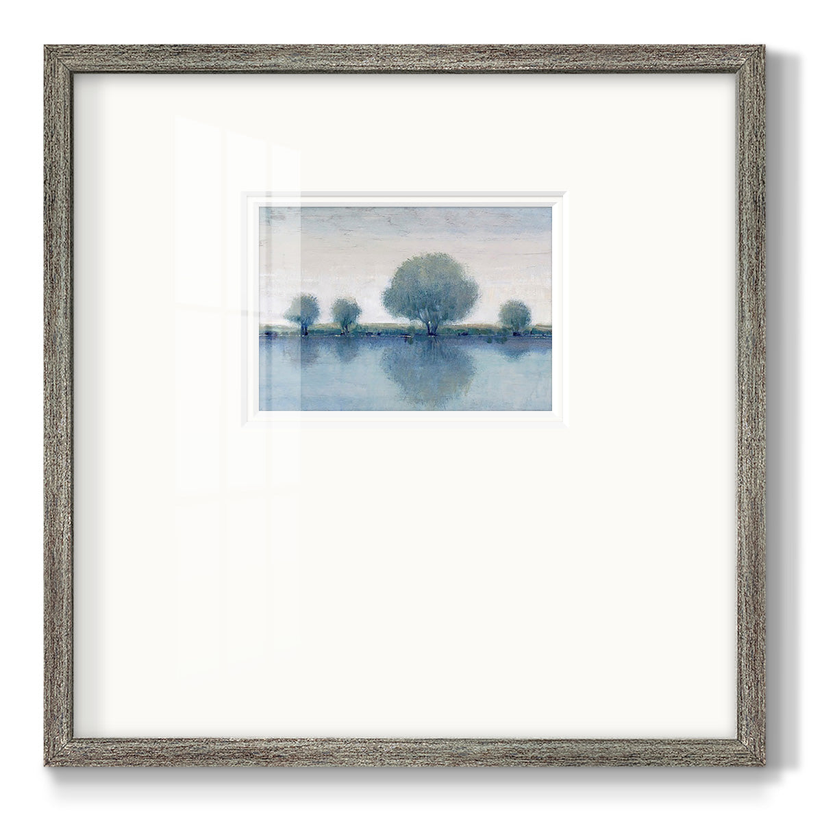 Afternoon Reflection II Premium Framed Print Double Matboard