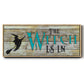 The Witch is in - Floater Framed Canvas Print