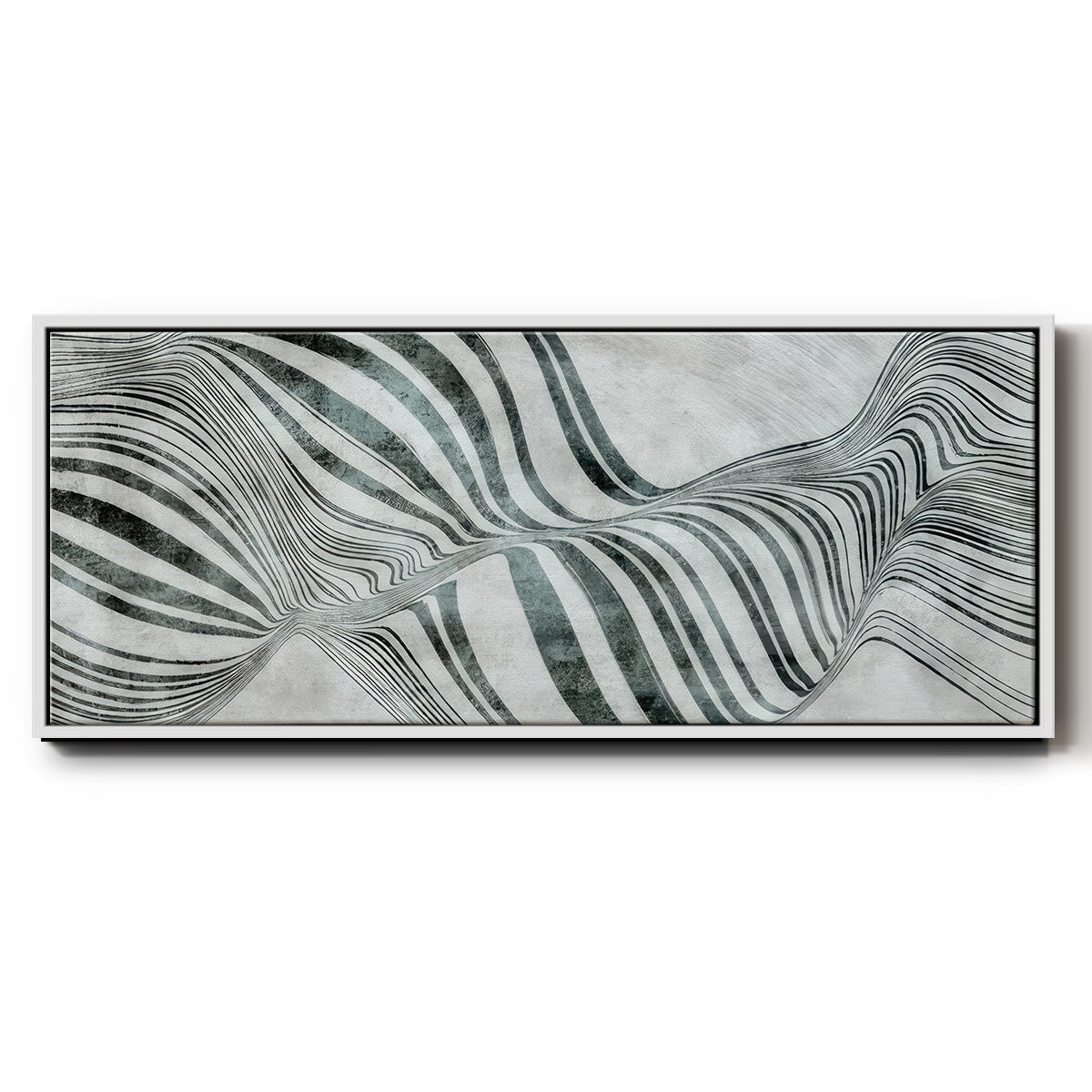 Forme de Bulle - Floater Framed Canvas Print