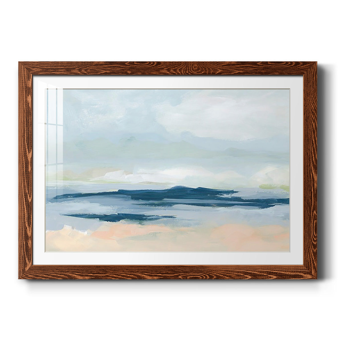 Matala Coast II - Barnwood Framed Art Print