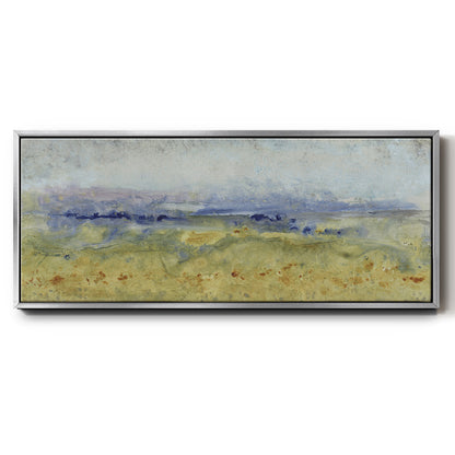 Open Terrain I - Floater Framed Canvas Print