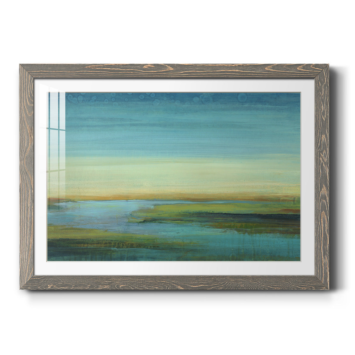 The Flow - Barnwood Framed Art Print