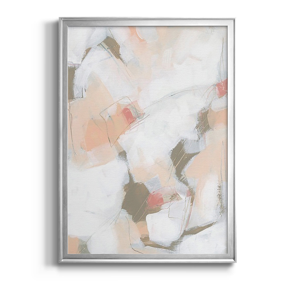 Sand Story II - Modern Framed Canvas Print