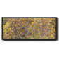 Tree Panorama III - Floater Framed Canvas Print