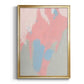 Blushing Abstract III - Modern Framed Canvas Print