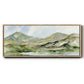 Serene Mountains II - Floater Framed Canvas Print