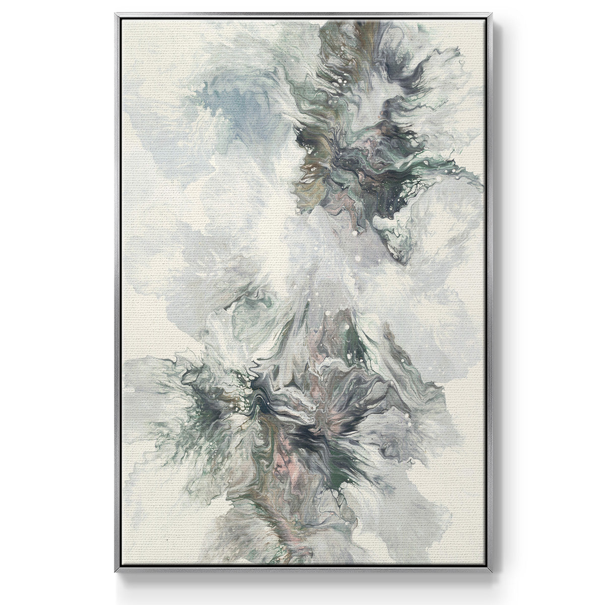 Dancing With Passion - Floater Framed Canvas Print