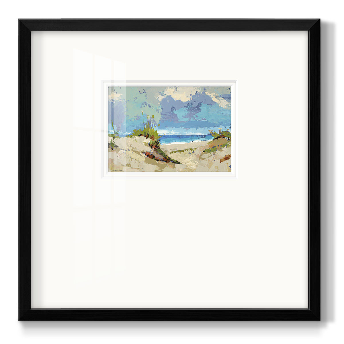 Dunes II Premium Framed Print Double Matboard