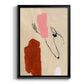 Terra Rosa Abstract I - Modern Framed Canvas Print