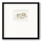 Sunning Mermaid II - Double Matboard Framed Print