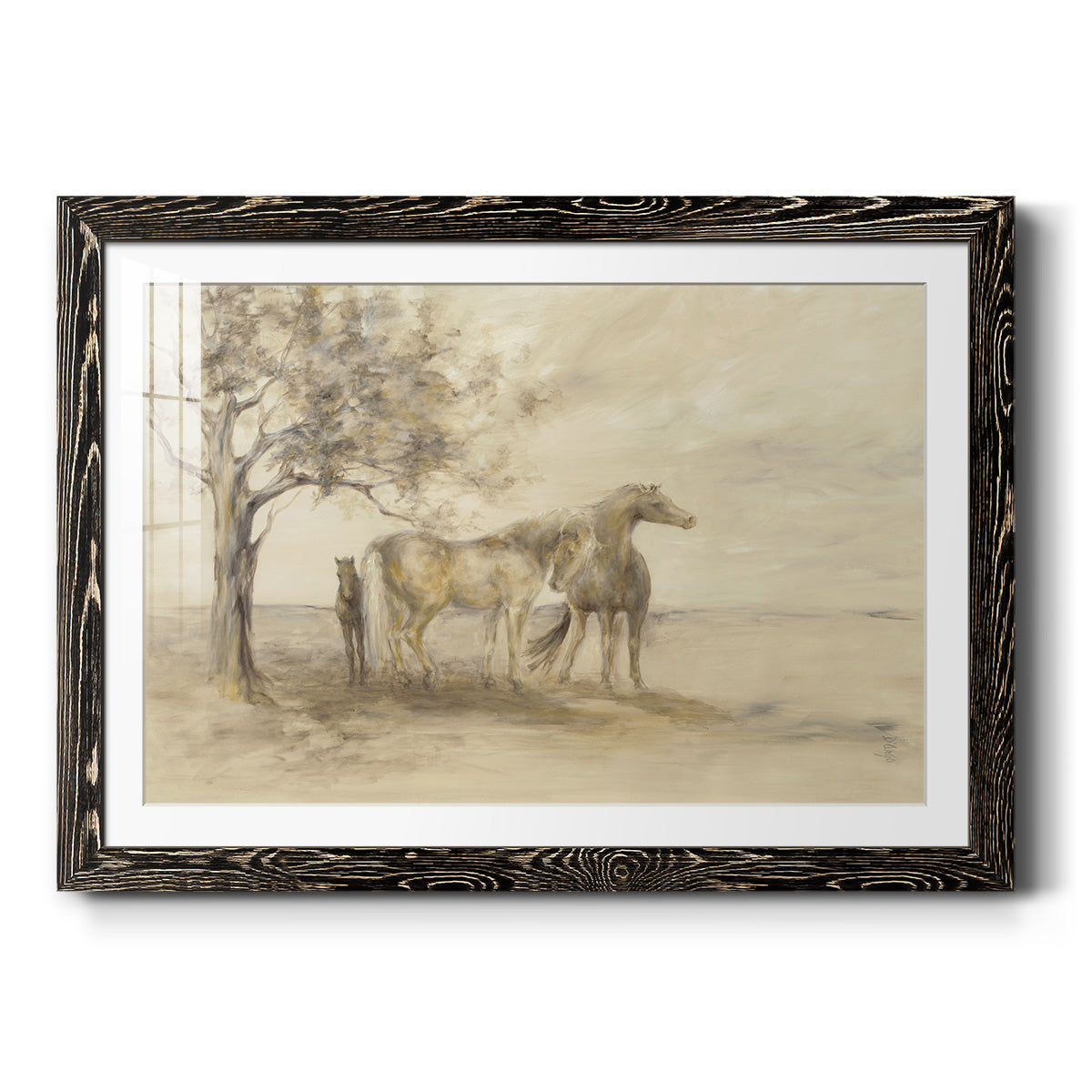 Family Tree - Barnwood Framed Art Print