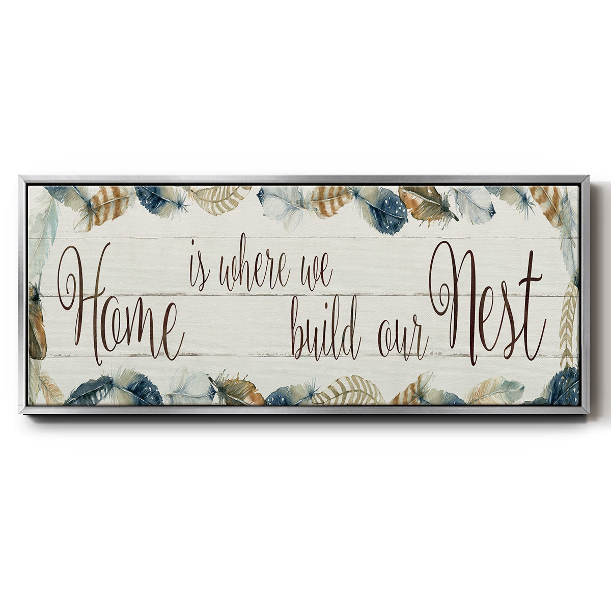 Home Nest - Floater Framed Canvas Print