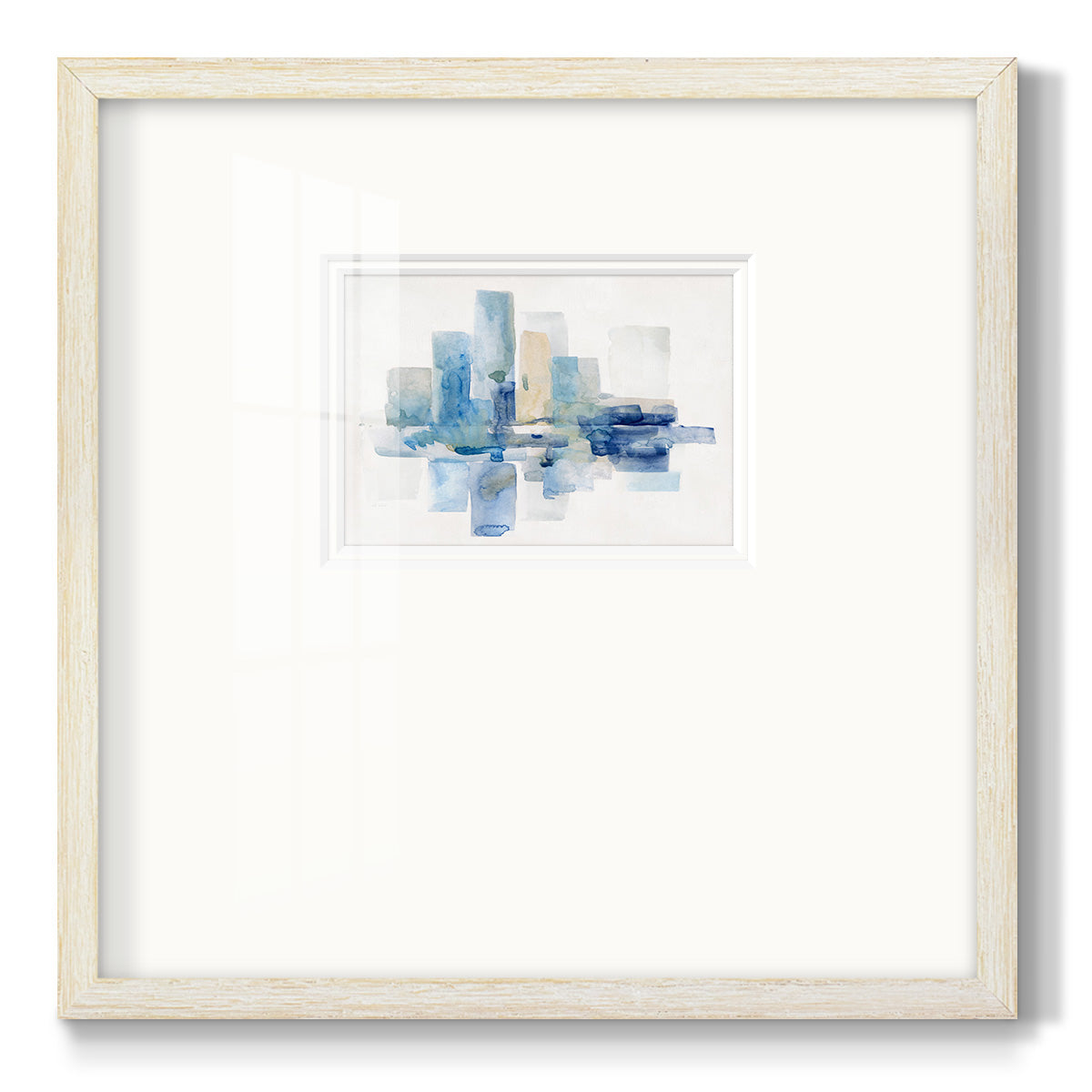 Soft Skyline I Premium Framed Print Double Matboard