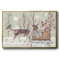 Christmas Time Collection A - Framed Gallery Wrapped Canvas in Floating Frame