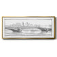 Pont Mirabeau - Floater Framed Canvas Print