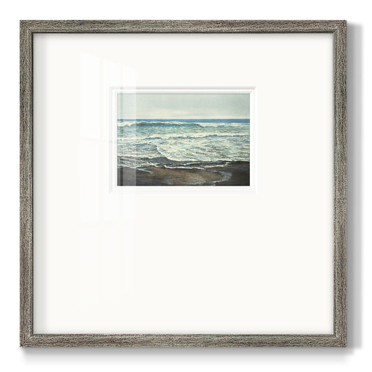 Coastal Reflection- Premium Framed Print Double Matboard