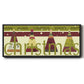 Happy Merry Joyous - Floater Framed Canvas Print