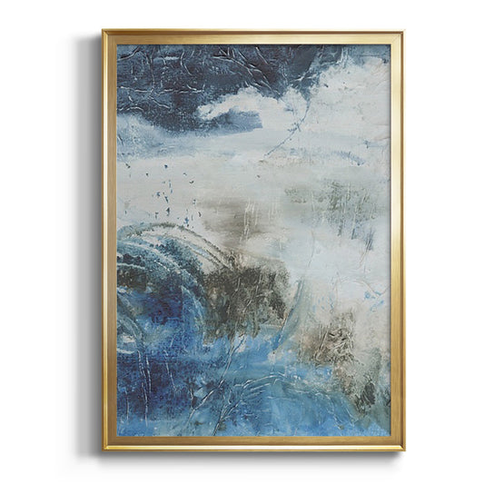 Coastal Seas I - Modern Framed Canvas Print