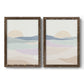 Wave Tableau I - Premium Framed Canvas 2 Piece Set - Ready to Hang