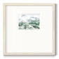 Verdant Hillside I Premium Framed Print Double Matboard