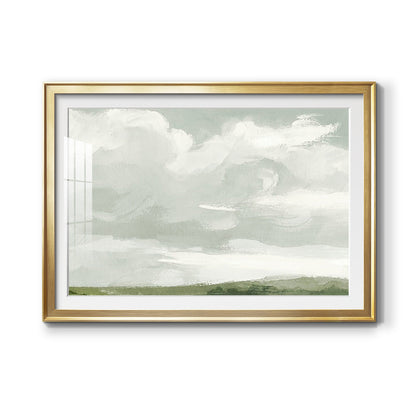 Gray Stone Sky III Premium Framed Print - Ready to Hang