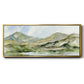 Serene Mountains II - Floater Framed Canvas Print
