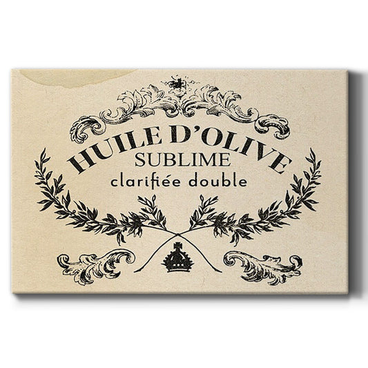 Antique French Label IV - Canvas Art Print