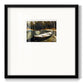 Canoe in the Woods Premium Framed Print Double Matboard