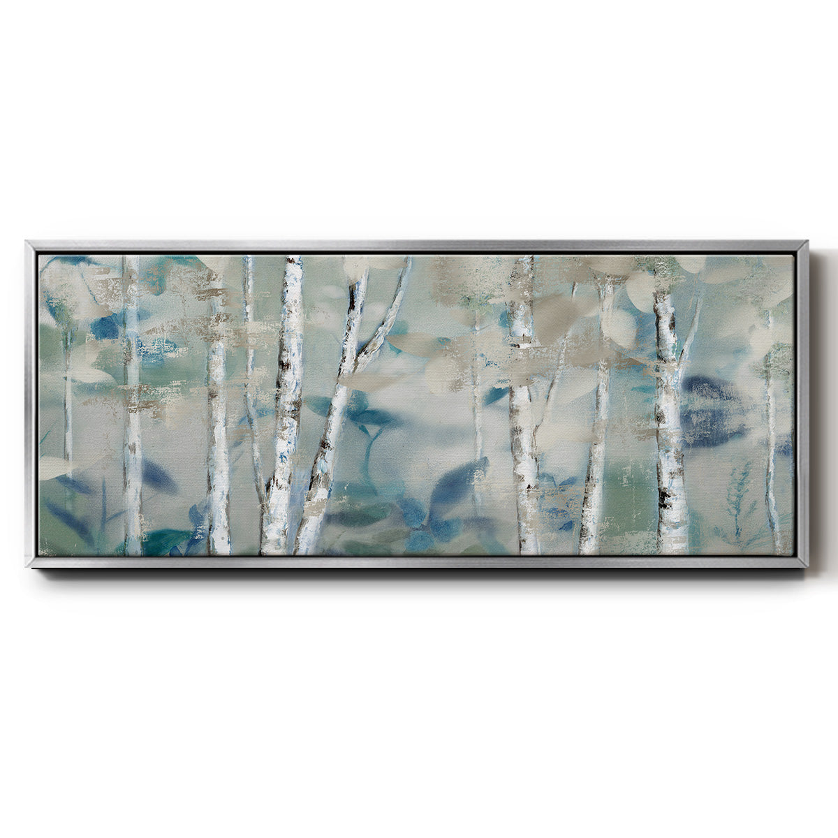 Zen Forest I - Floater Framed Canvas Print