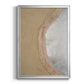 Silver Lake III - Modern Framed Canvas Print